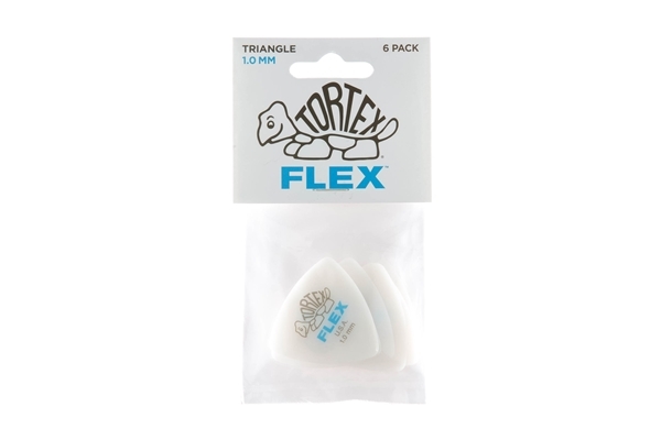 dunlop 456p1.0 tortex flex triangle 1.0 mm pack/12