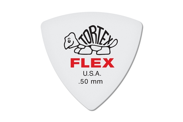 dunlop 456r.50 tortex flex triangle .50 mm bag/72