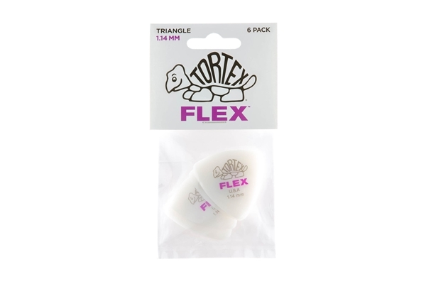 dunlop 456p1.14 tortex flex triangle 1.14 mm pack/12