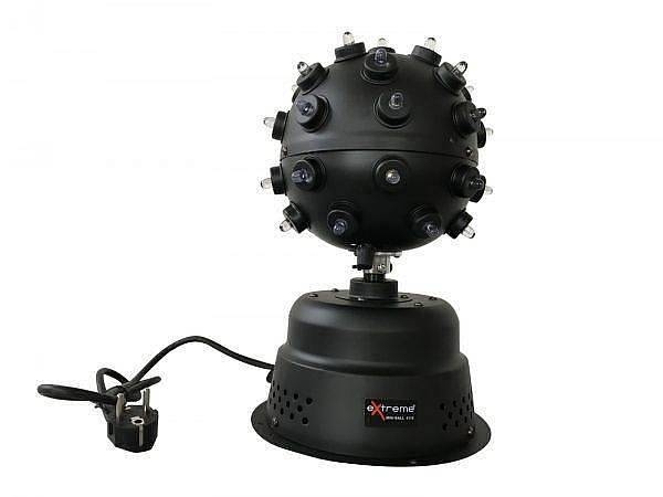 extreme mini-ball 4310 testa mobile small sfera led magic rgb 43 led x 10mm 16 watt auto run sound