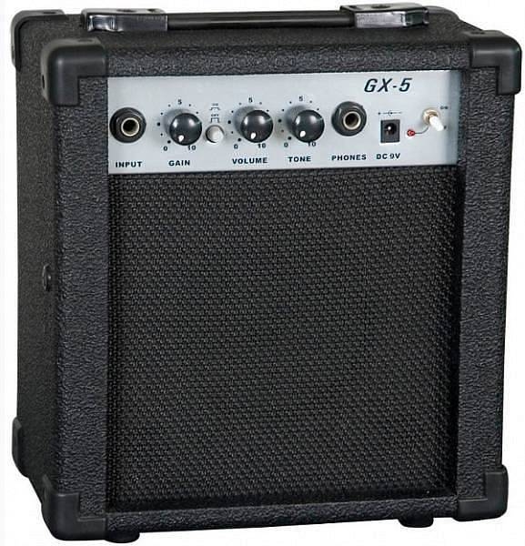 extreme ga-05 bk nero mini amplificatore per chitarra 5w