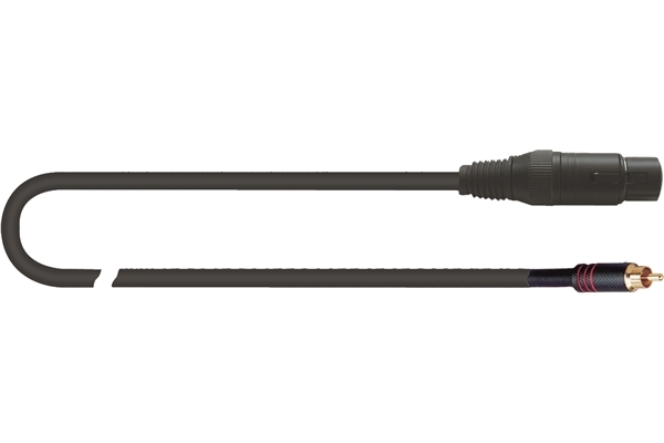 quik lok mcr/616k-2bk cavo adattatore nero, 2 metri