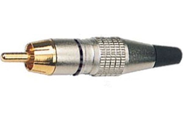 quik lok g/256 bk connettore rca maschio (confezione da 6 pezzi)
