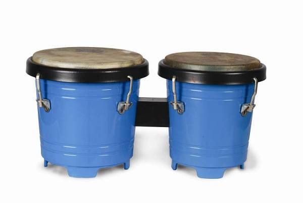 extreme bg4255-bl doppio bongo in plastica misura 4,25 + 5 vera pelle