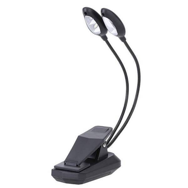 extreme ml22 doppia lampada dual led per leggio flessibile a collo d’oca