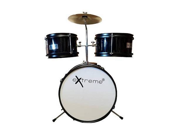 extreme d950j3 bk batteria acustica junior 3 pezzi colore nero