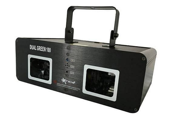 extreme dual green 100 effetto luce doppio laser verde