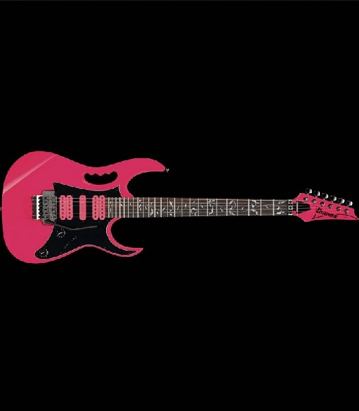ibanez jem jr. sp-pk neon pink - chitarra elettrica signature steve vai