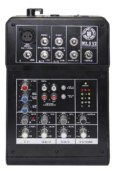 topp pro mx5v2 - mixer compatto