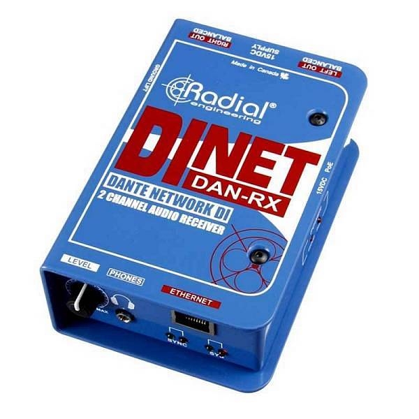 radial dinet dan - ricezione output dante