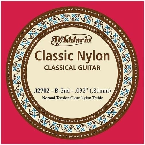 d'addario j2702 - corda si per chitarra classica