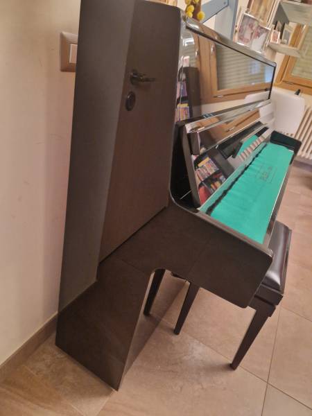 pianoforte verticale bachmann nero lucido