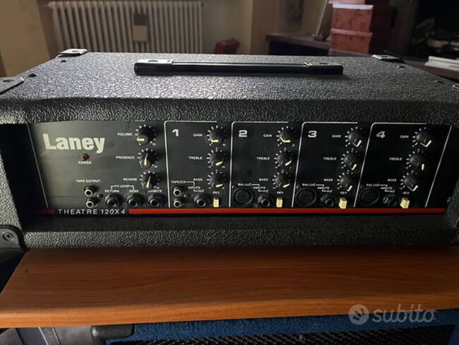 amplificatore mixer laney theatre 120x4
