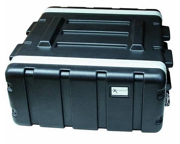 extreme klrco4 flight case abs 4 unita rack