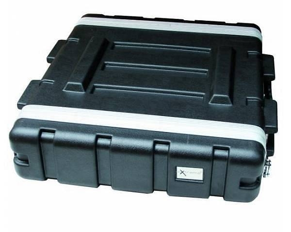 extreme klrco2 flight case abs 2 unita rack