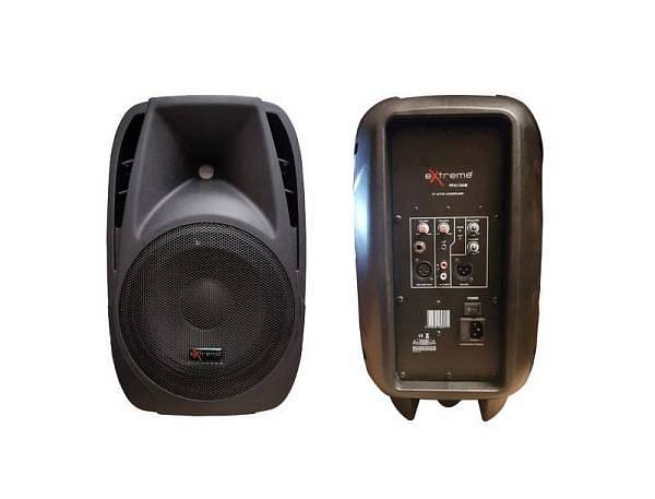 extreme ppa108ab cassa attiva 2 vie 400 watt classe ab woofer 8 tweeter titanio 1 + mixer 3 ingressi