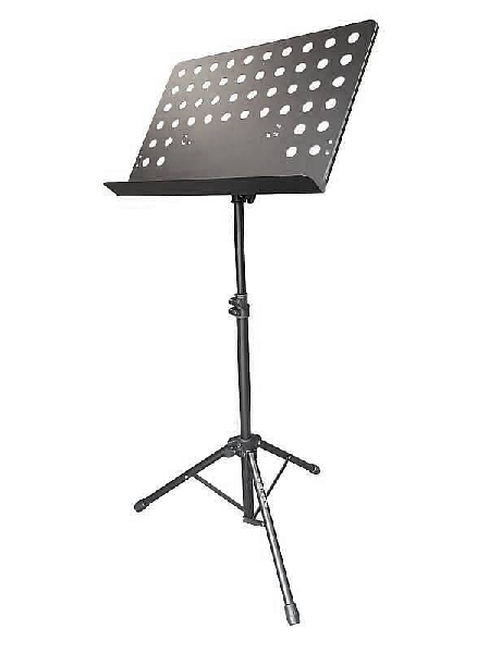 extreme mus1pro b - leggio da orchestra forato smontabile in metallo - con borsa