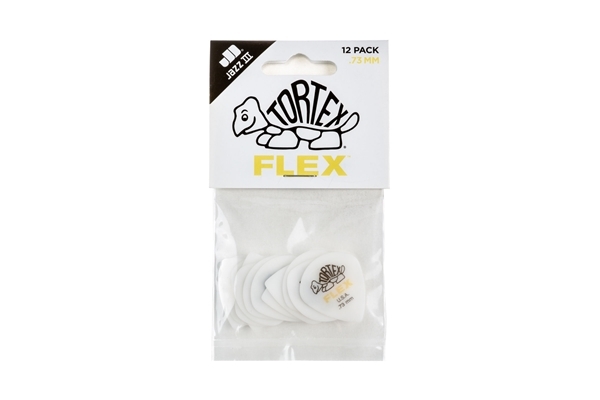 dunlop 468p.73 tortex flex jazz iii .73mm pack/12