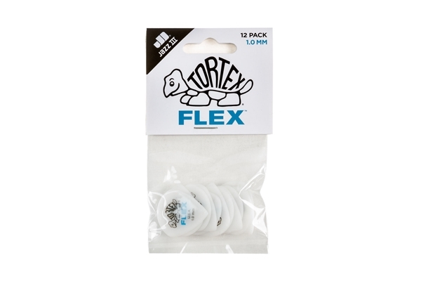 dunlop 468p1.0 tortex flex jazz iii 1.0mm pack/12