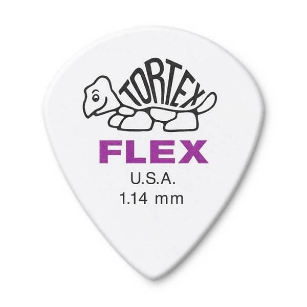 dunlop 468r1.14 tortex flex jazz iii 1.14mm bag/72