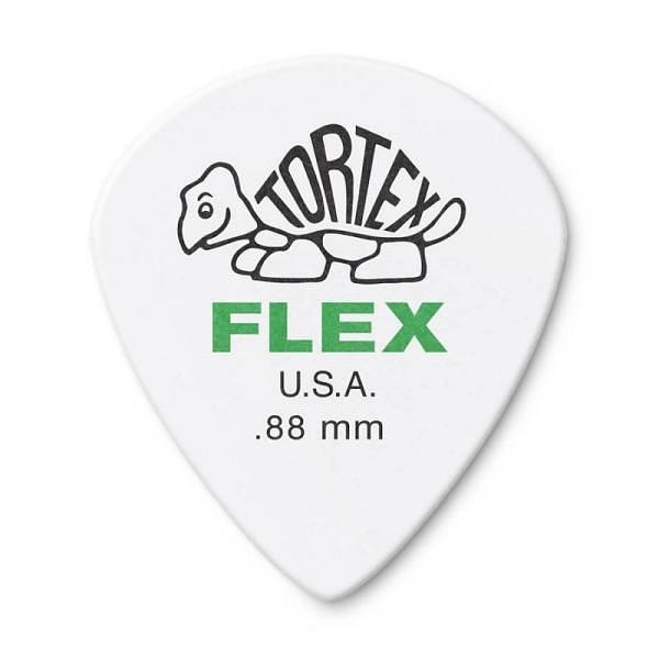 dunlop 468r.88 tortex flex jazz iii .88mm bag/72