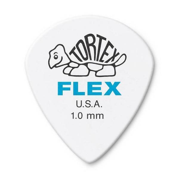 dunlop 468r1.0 tortex flex jazz iii 1.0mm bag/72