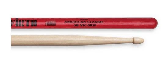 vic firth american classic 5b grip - 5bvg - bacchette batteria