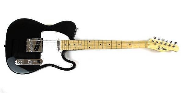 luke & daniel etl-100bk - chitarra elettrica stile telecaster - colore nero