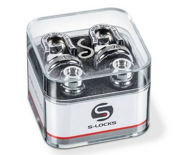 schaller s-locks - chrome - i nuovi strap lock silenziosi