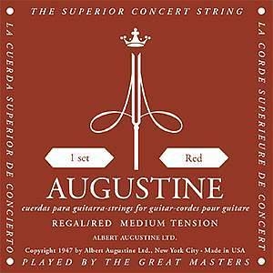 augustine regal red - corde tensione media per chitarra classica