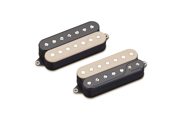 fishman fluence open core classic humbucker set/2 7 corde reverse zebra