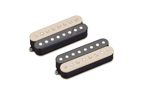 fishman fluence open core classic humbucker set/2 8 corde zebra