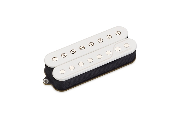 fishman fluence open core classic humbucker bridge 8 corde white