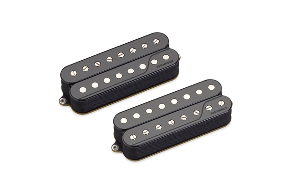 fishman fluence open core classic humbucker set/2 8 corde black