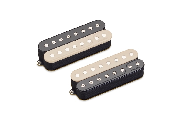 fishman fluence open core classic humbucker set/2 8 corde reverse zebra