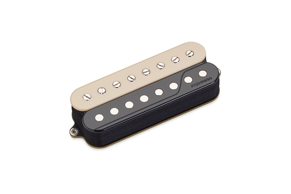 fishman fluence open core classic humbucker bridge 8 corde zebra