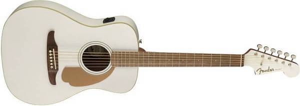 fender california malibu player walnut fingerboard arctic gold