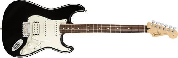 fender player stratocaster hss pau ferro black