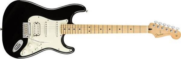 fender player stratocaster hss mn black