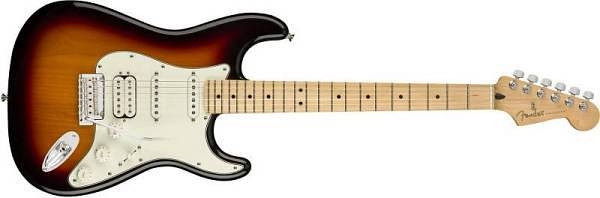fender player stratocaster hss mn 3c sunburst