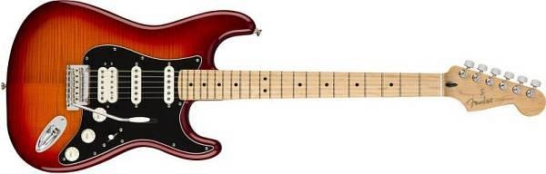 fender player stratocaster hss plus top mn aged cherry burst