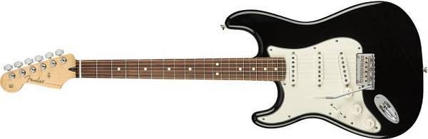 fender player stratocaster pau ferro lh black