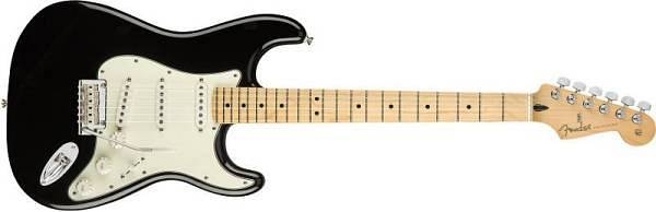 fender player stratocaster mn black