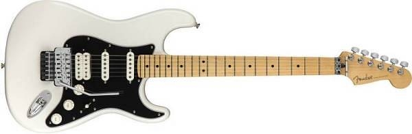 fender player stratocaster w/floyd rose hss mn polar white