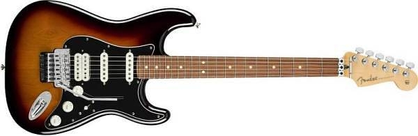 fender player stratocaster w/floyd rose pau ferro hss 3c sunburst