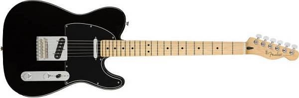 fender player telecaster mn black