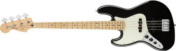 fender player jazz bass mn lh black