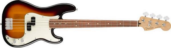 fender player precision bass pau ferro 3c sunburst