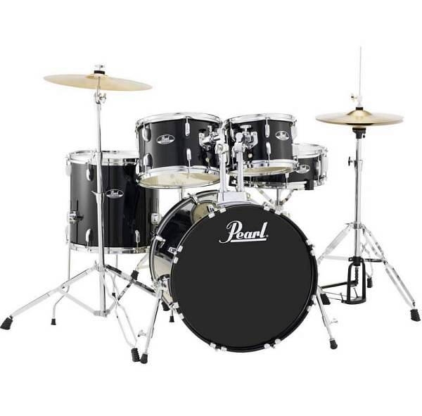 pearl roadshow rs 505 c/c31 jet black - set batteria acustica
