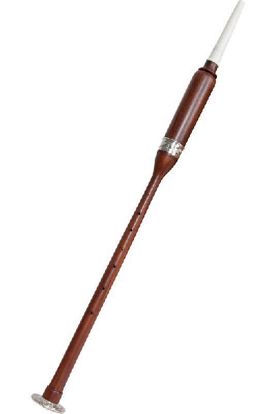 muses chanter in legno con decorazioni nickel 57 cm - per imparare la cornamusa